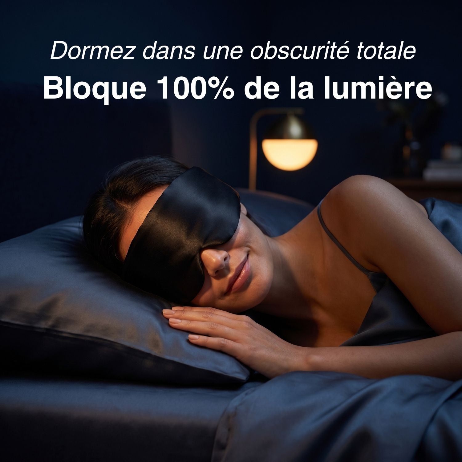 Masque de sommeil en soie – Nox