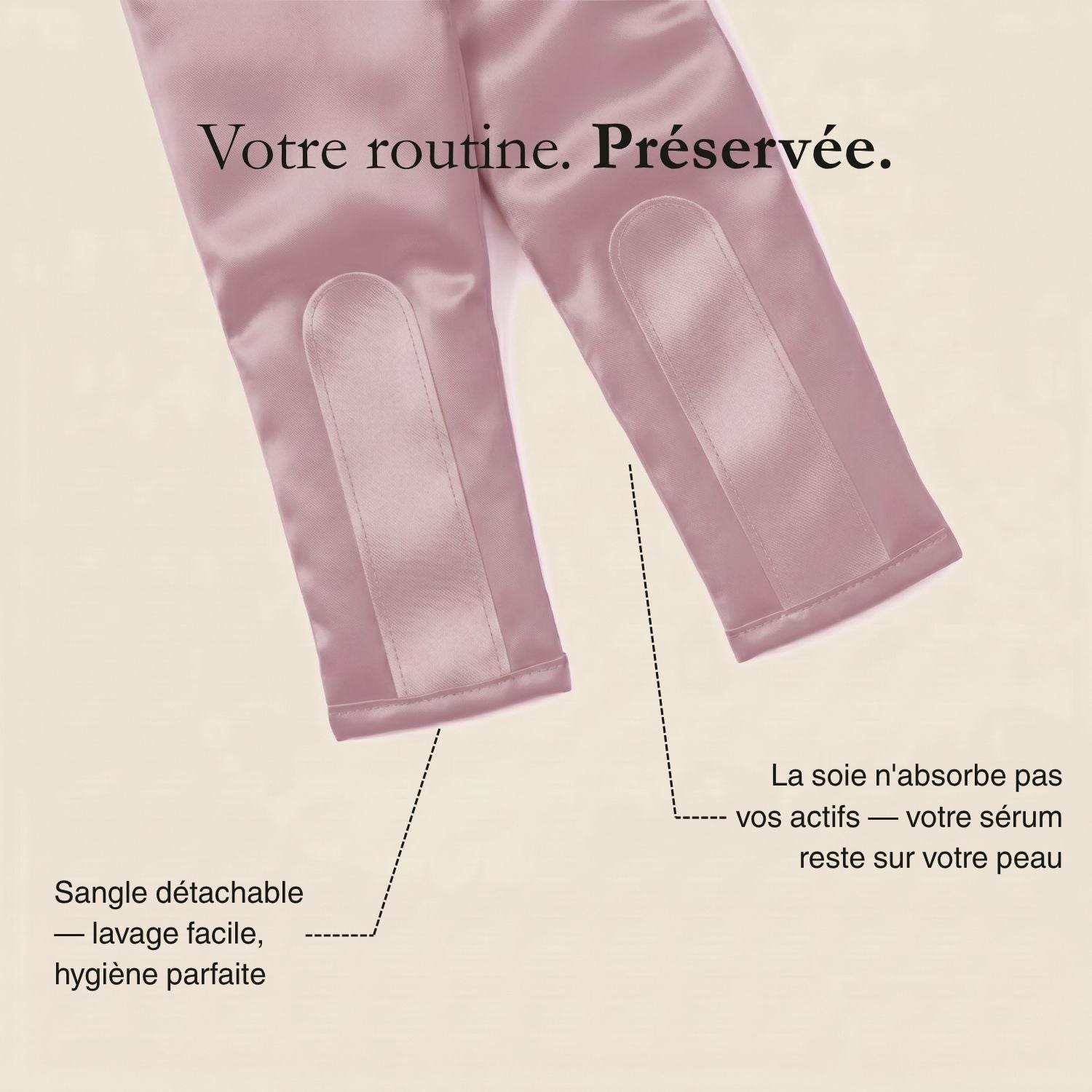 Masque de sommeil en soie – Nox