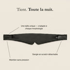 Masque de sommeil en soie – Nox
