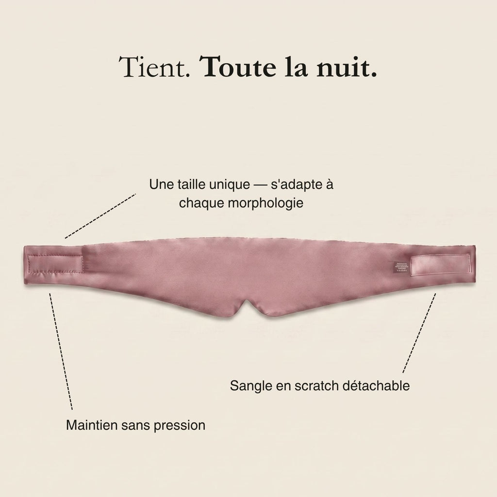 Masque de sommeil en soie – Nox