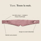 Masque de sommeil en soie – Nox