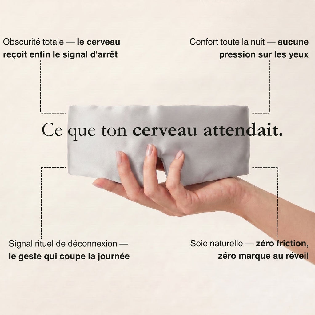 Masque de sommeil en soie – Nox