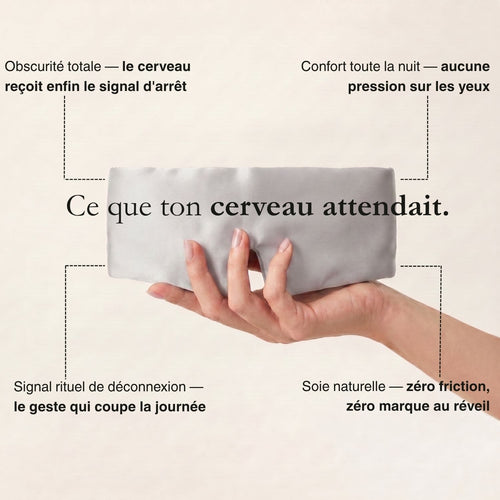 Masque de sommeil en soie – Nox